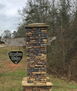 Donahue Ridge subdivision homes with wooded lots in Auburn, AL