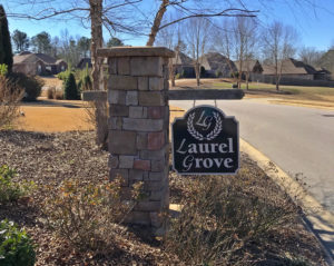 Custom brick home in Laurel Grove subdivision in Auburn AL