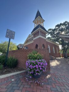 Historic Auburn University Chapel on College Street in Auburn, Alabama