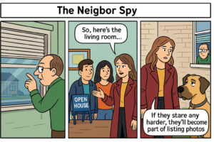 The Neighbor Spy Comic – Real Estate Adventures with Laura and Hans