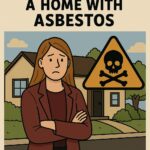 Exterior of a home with home inspection signage, representing asbestos disclosure requirements in Auburn and Opelika