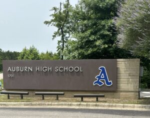Auburn High School campus exterior in Auburn, AL