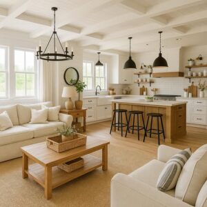 Modern farmhouse and maximalist home styles in Auburn and Opelika AL