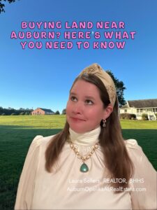 Buying land near Auburn Alabama