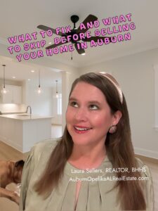 Preparing a home for sale in Auburn with fresh paint and curb appeal updates
