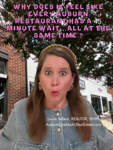 Auburn AL restaurant with long wait times