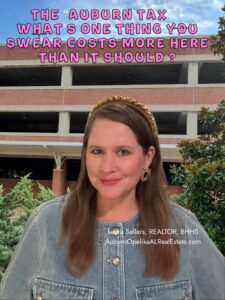 Auburn tax higher costs in Auburn Alabama