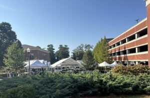 auburn football tailgating tents game day parking deck | REALTOR® Laura Sellers, Auburn, AL