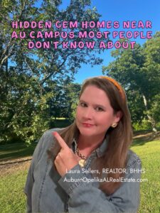 hidden gem Auburn homes near Auburn University tucked behind parks and walking trails