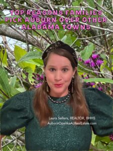 Families enjoying life in Auburn, Alabama parks and neighborhoods