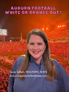 Auburn football fans filling Jordan-Hare Stadium during an orange-out game.
