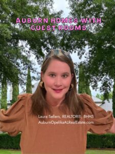 Auburn home with a spacious guest suite for visiting parents or colleagues