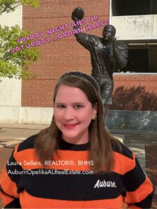 Auburn High football game and Jordan-Hare Stadium crowds showing Auburn spirit