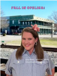 Downtown Opelika fall festival with live music and colorful leaves