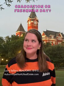 Auburn University graduation and freshman year moments