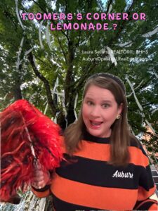Rolling Toomer’s Corner after an Auburn win