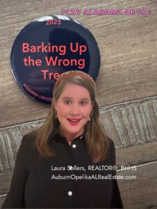 Auburn fans cheering at Jordan-Hare Stadium during a rivalry game