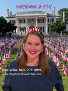 Veterans Memorials in Auburn and Opelika on Veterans Day.