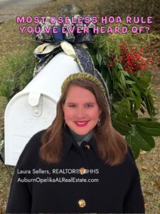 Funny HOA rules in Auburn and Opelika neighborhoods