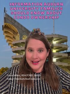 Auburn University family exploring condo ownership options