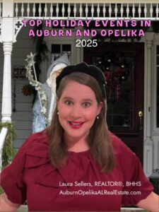 Holiday events and Christmas celebrations in Auburn and Opelika Alabama