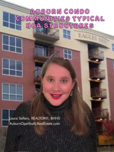 Typical HOA structures in Auburn condo communities