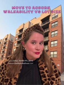 Move to Auburn walkability vs lot size