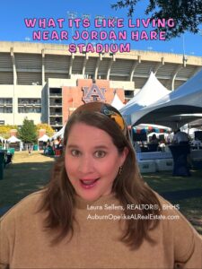Life near Jordan-Hare Stadium in Auburn Alabama