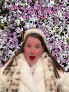 Aerial view of downtown Auburn Alabama in 2026