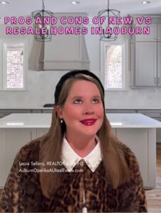 Comparison of new construction and resale homes in Auburn Alabama