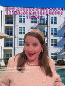 New construction neighborhood in Auburn Alabama reflecting growth and expanding real estate trends