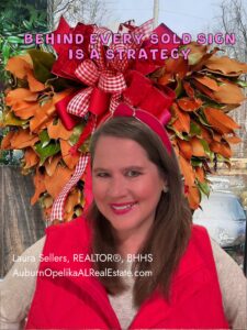 SOLD sign in Auburn Alabama with real estate strategy behind it