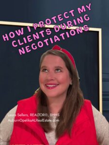 Auburn Alabama REALTOR reviewing real estate contract to protect client during negotiation