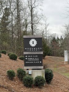 Woodward Oaks subdivision in Auburn Alabama