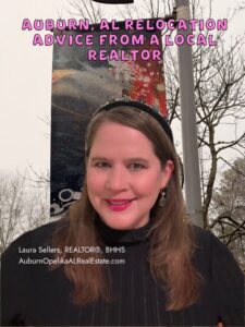 Auburn Alabama neighborhood near Auburn University showing homes for sale for relocation buyers