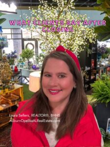 Happy home buyers after closing in Auburn Alabama