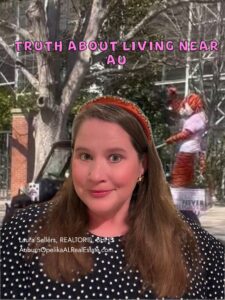 Living near Auburn University in Auburn Alabama during football season
