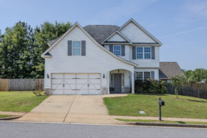 Front exterior view of 575 Northbrook Drive in Northbrook Subdivision Opelika Alabama