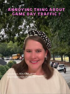 Auburn Alabama game day traffic near Jordan Hare Stadium