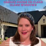 Garage doors left open all day versus clear glass garage doors in Auburn Alabama