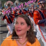 Auburn fans singing the War Eagle fight song inside Jordan-Hare Stadium