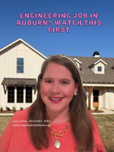 Auburn University relocation information for an engineering employee moving to Auburn Alabama