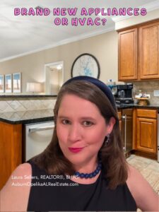 New construction homes for sale in Auburn featuring modern kitchens, energy-efficient HVAC systems, Fourth of July celebrations, American flags, and fireworks.