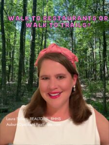Auburn Homes for Sale near restaurants and walking trails in Auburn, Alabama.