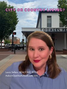 Auburn homes for sale offering city or country living