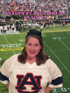 Auburn University football game-day atmosphere in Auburn Alabama