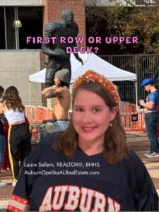 Moving to Auburn Alabama with a full stadium view of Auburn football at Jordan-Hare Stadium