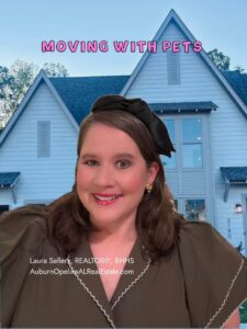 Moving to Auburn with pets and searching for an Auburn home