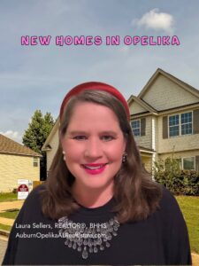 New construction homes in Opelika AL with modern exterior and growing community