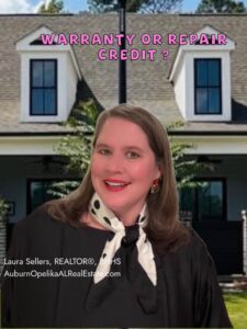 Auburn home buying decision between home warranty and repair credit